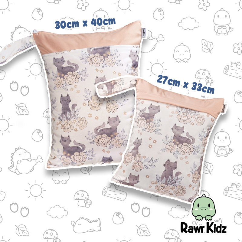 Wet Bag Design 24 – Floral Cat