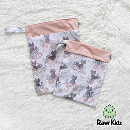 Wet Bag Design 24 – Floral Cat
