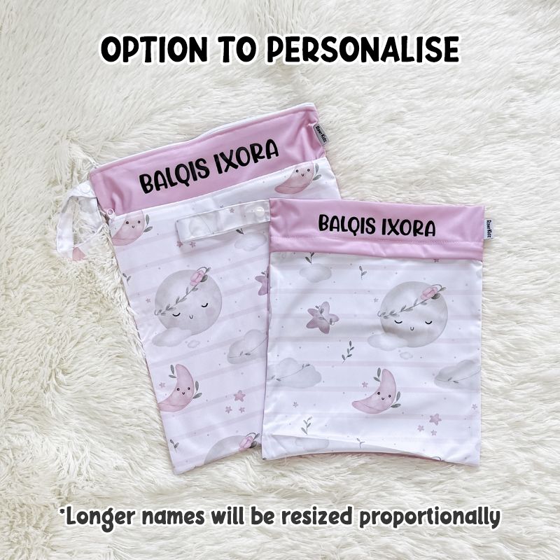 Wet Bag Design 100 – Pink Moon - Option to personalise