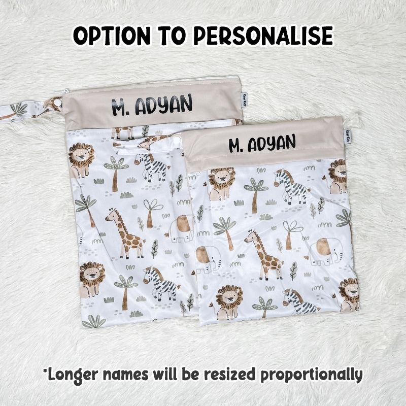 Wet Bag Design 19 – Safari Animals