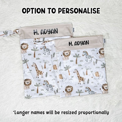 Wet Bag Design 19 – Safari Animals