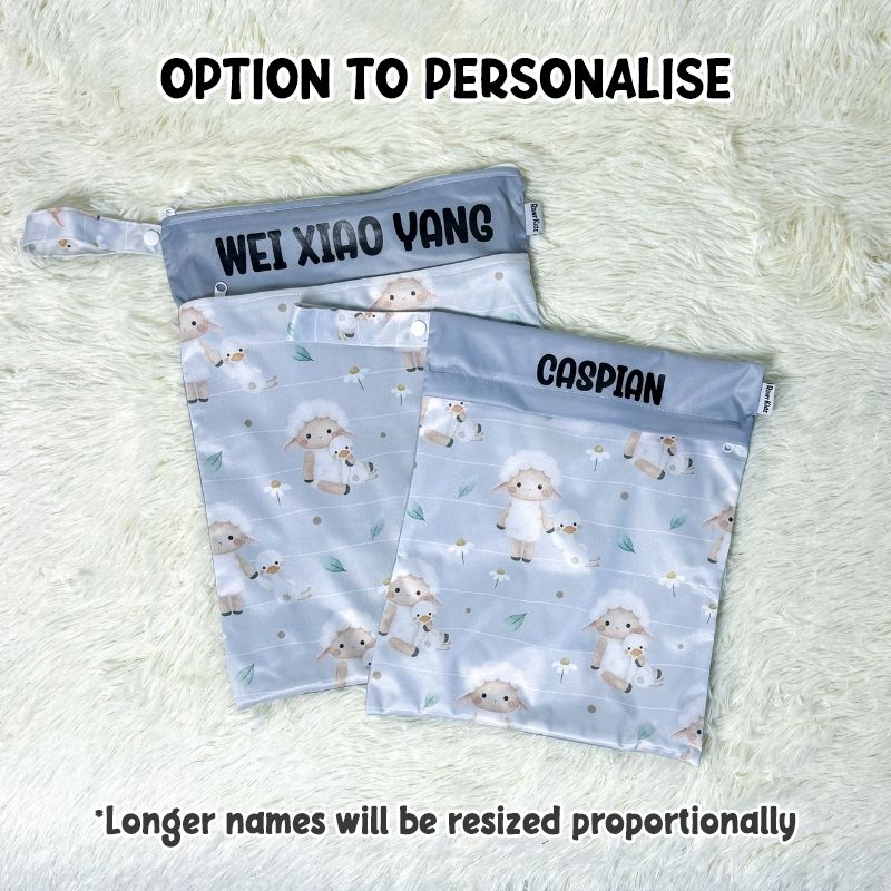 Wet Bag Design 27 – Sheep & Goose - Option to personalise
