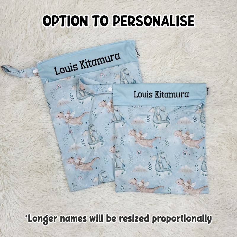 Wet Bag Design 28 – Blue Dragon