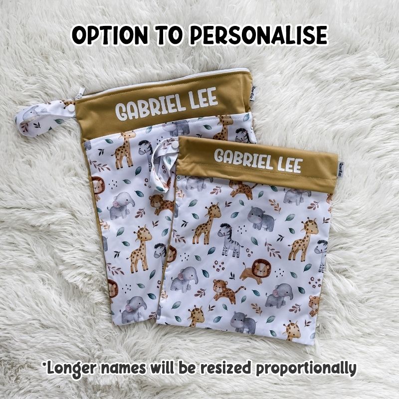 Wet Bag Design 35 – Safari - Option to personalise