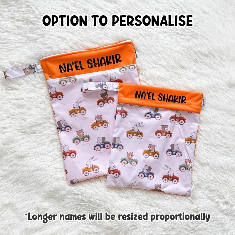 Wet Bag Design 36 – Race Car - Option to personalise