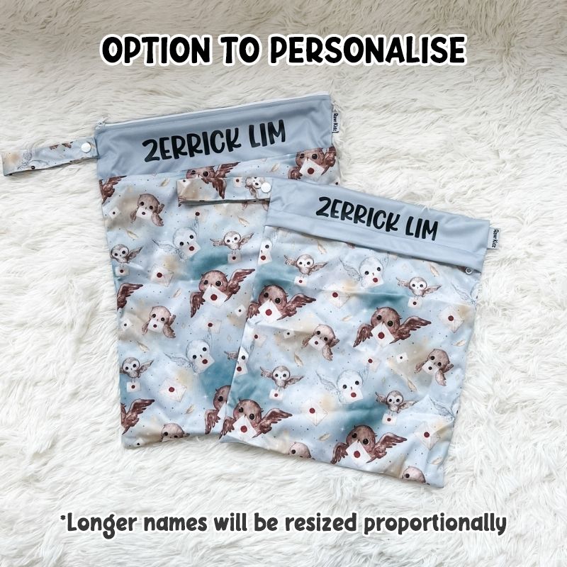 Wet Bag Design 39 – Owls - Option to personalise