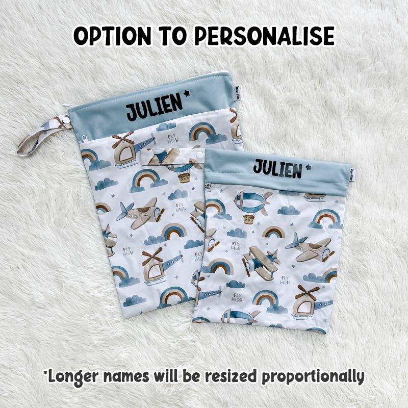 Wet Bag Design 52 – Air Crafts - Option to personalise