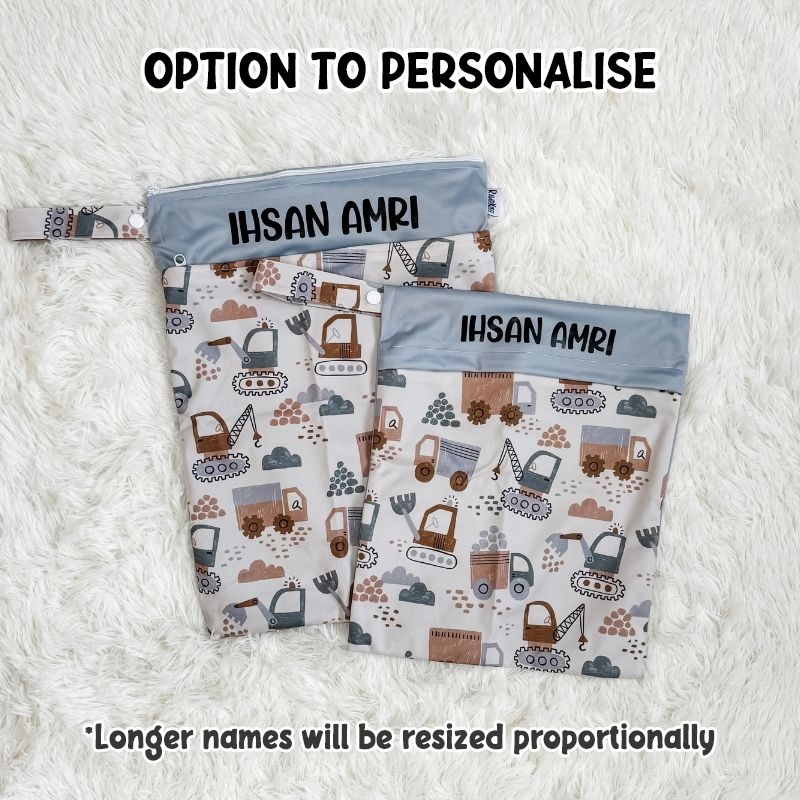Wet Bag Design 6 – Construction - Option to personalise