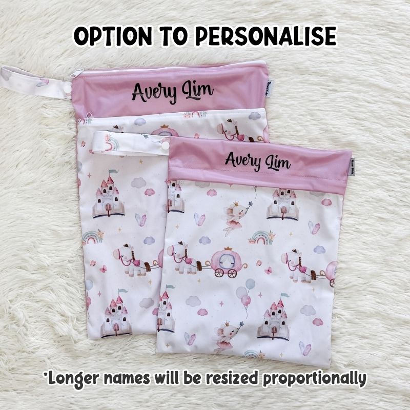 Wet Bag Design 67 – Fairy Tale - Option to personalise
