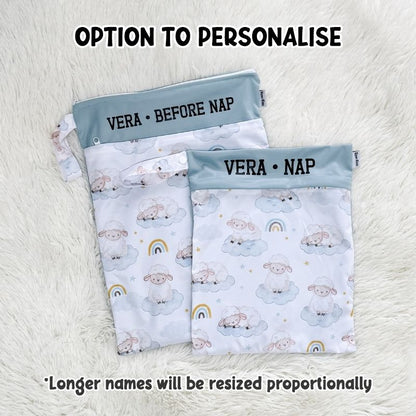 Wet Bag Design 8 – Sleeping Sheep - Option to personalise