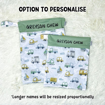 Wet Bag Design 84 – Vehicles - Option to personalise