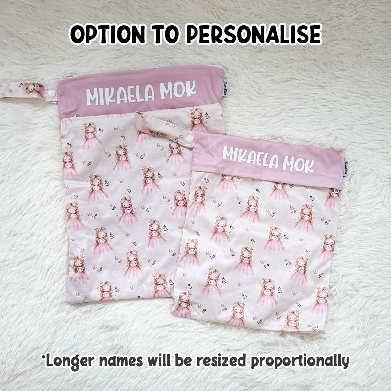 Wet Bag Design 91 – Little Princess - Option to personalise